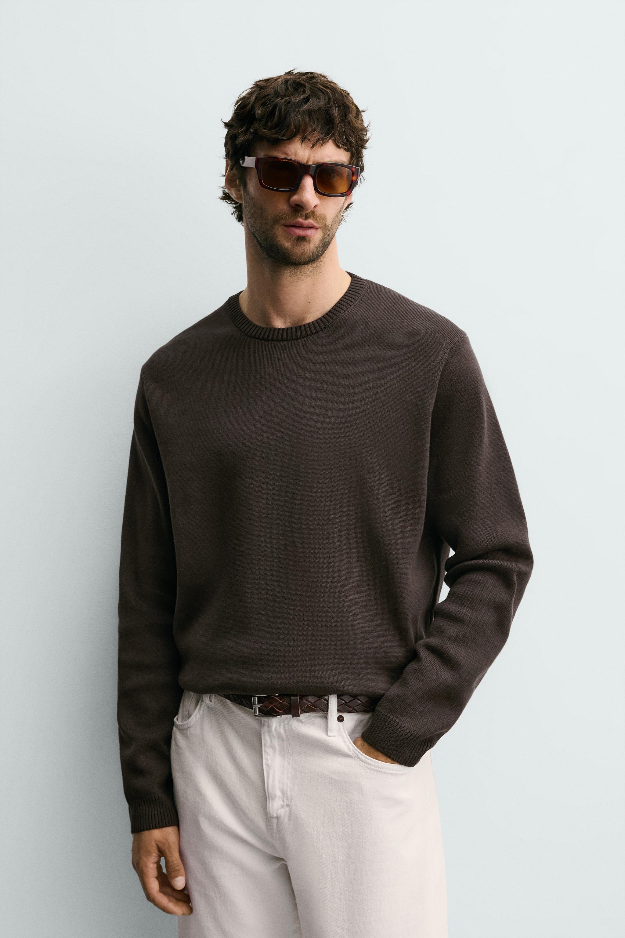 TEXTURED COTTON JUMPER